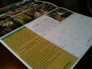 2014 Growing Calendar